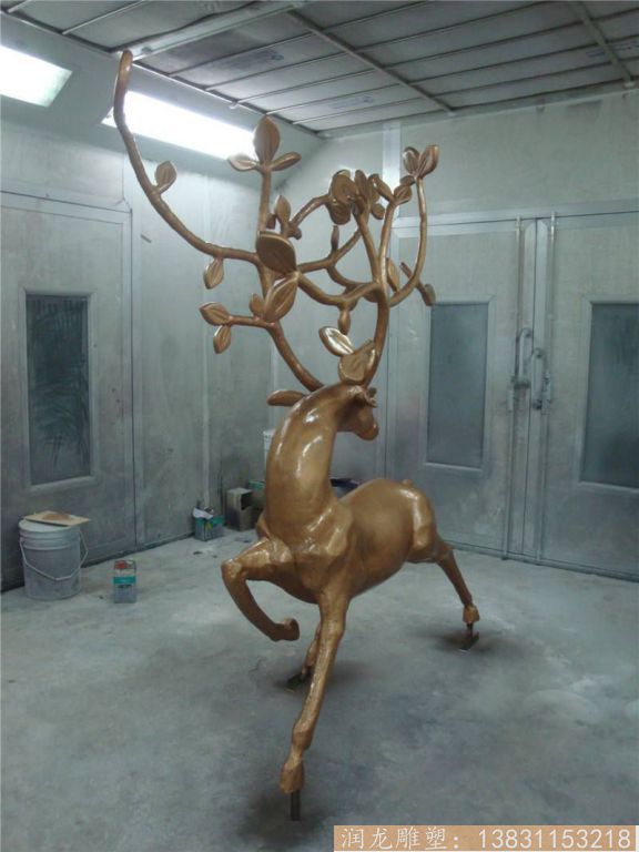 玻璃钢鹿雕塑 鹿雕塑价格